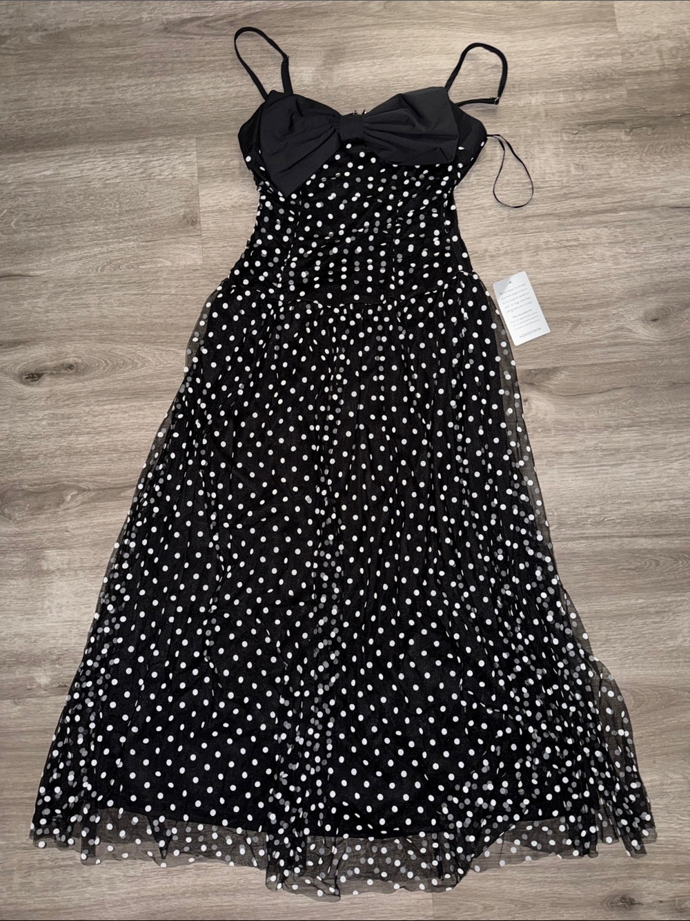 🇺🇸Firm Price🇺🇸Moon River Polka Dot midi dress - Picture 5 of 10